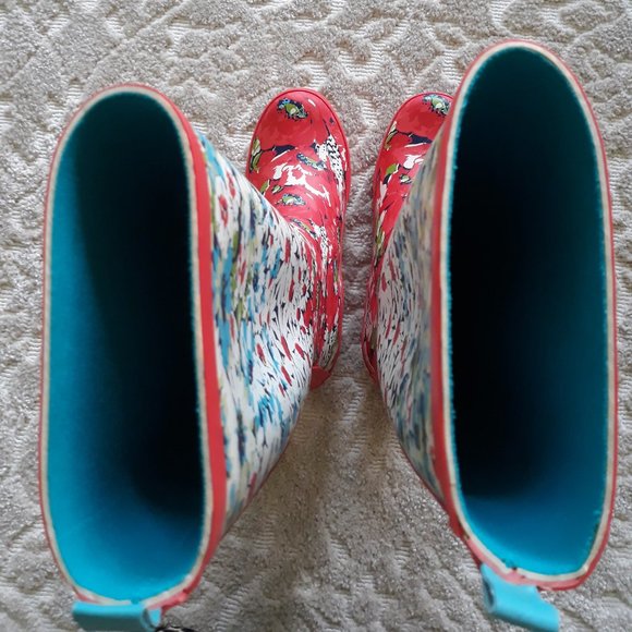 Anthropologie Colloquial Rain Boots, Pink - Picture 5 of 6